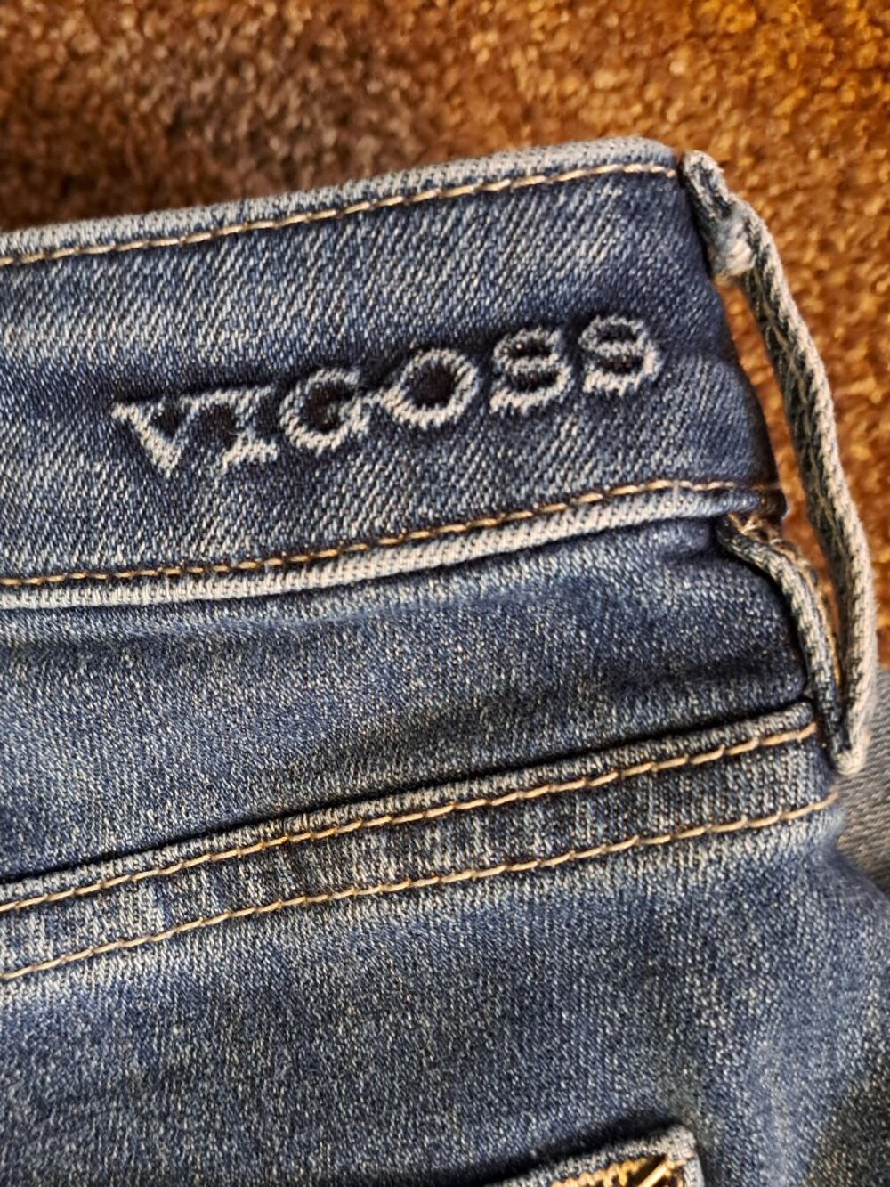 Vigoss Marley Straight Distressed Denim Jeans - Picture 9 of 11